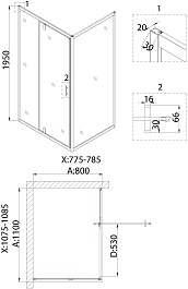 Niagara Боковая стенка Nova NG-A80B – фотография-3